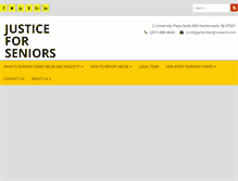 Tablet Screenshot of justiceforseniors.com